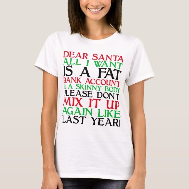 Dear Santa T-Shirt (Front)