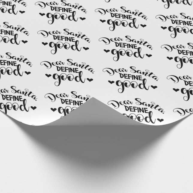 Dear Santa Wrapping Paper (Corner)