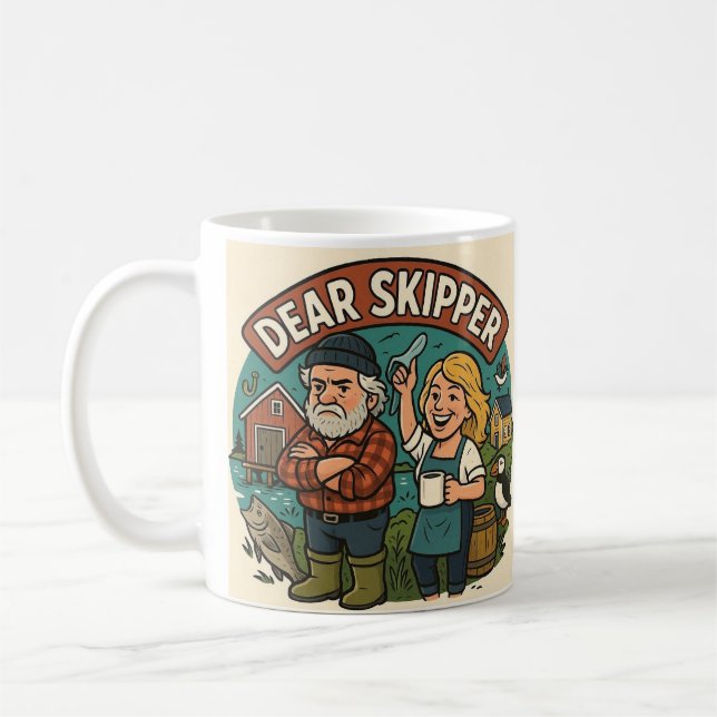 Dear Skipper  Coffee Mug (Left)