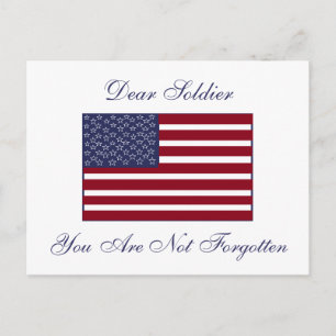DEAR SOLDIER POSTCARD