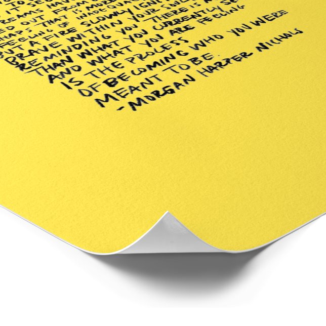 dear teenage girl, there’s a place for you poster (Corner)