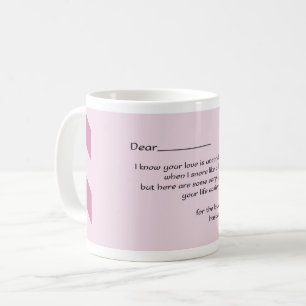 Dear Wife: Funny Letter Design Coffee Mug
