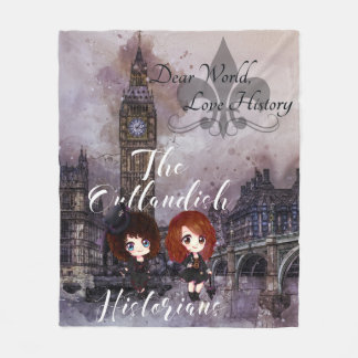 Dear World, Love History Podcast Fleece Blanket