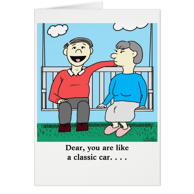 Dear you are like a classic car (Front)