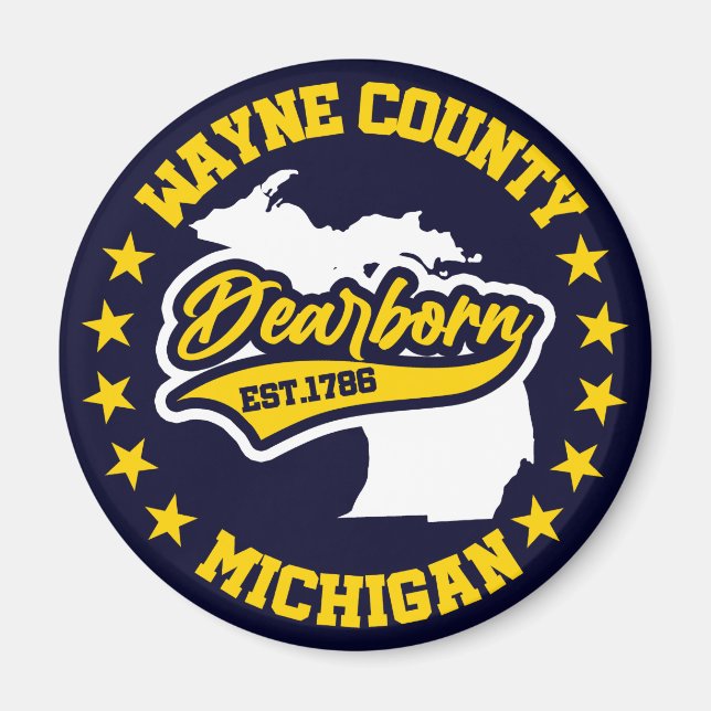 Dearborn,Michigan Magnet (Front)