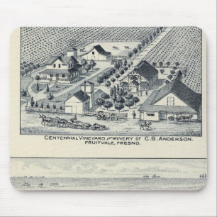 Deardorff and Centennial Vineyards, California Mouse Mat