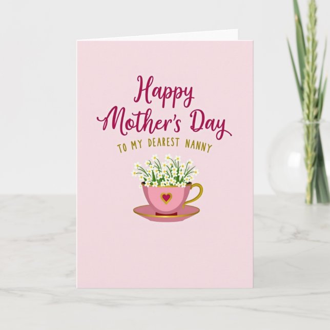 Dearest Nanny Blossom Card (Front)