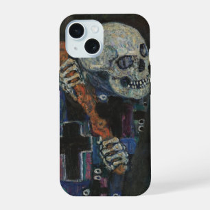 Death and Life by Gustav Klimt Vintage Art Nouveau iPhone 15 Case