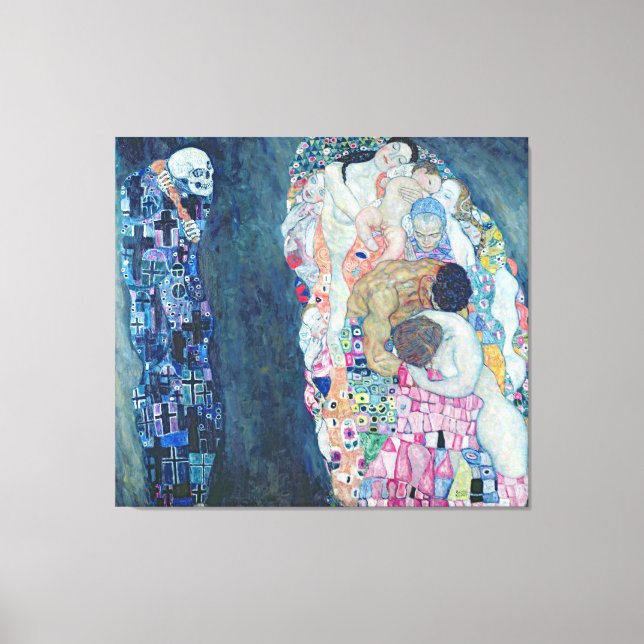 Death and Life, c.1911 (oil on canvas) Canvas Print (Front)