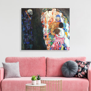 Death and Life   Gustav Klimt   Canvas Print