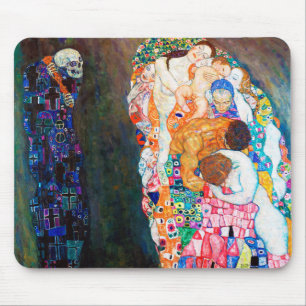 Death and Life, Gustav Klimt Mouse Mat