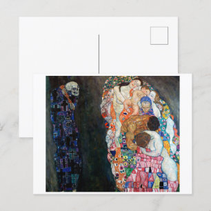 Death and Life Gustav Klimt Postcard