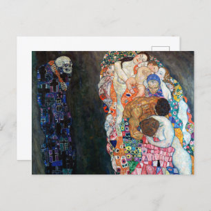 Death and Life Gustav Klimt Postcard