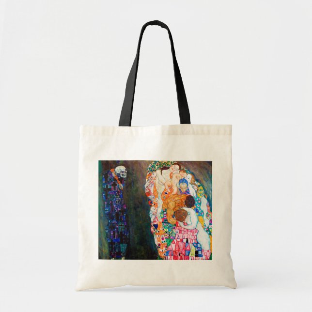 Death and Life, Gustav Klimt Tote Bag (Front)