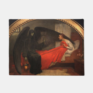 Death And The Maiden 1900 Death By Marianne Stokes Doormat