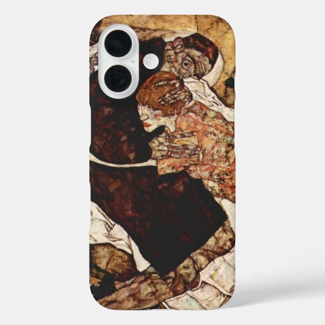 Death And The Maiden by Egon Schiele Case-Mate iPhone Case (Back)