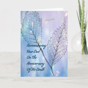 Death Anniversary Card for Dad