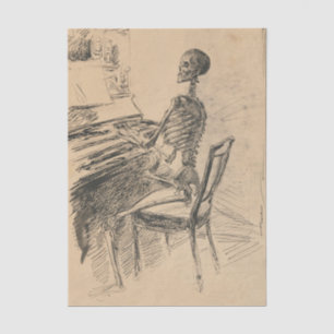 Death at the Piano by Maria Yakunchikova Tissue Paper