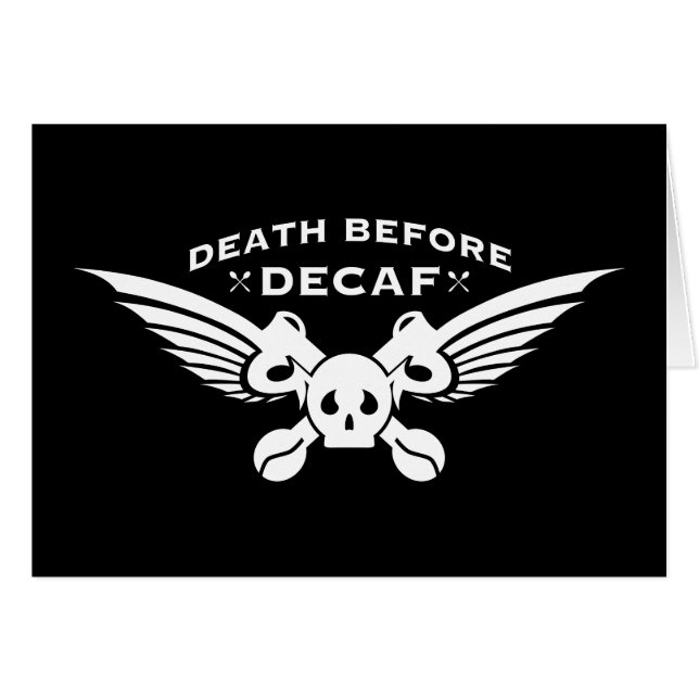 death before decaf (Front Horizontal)