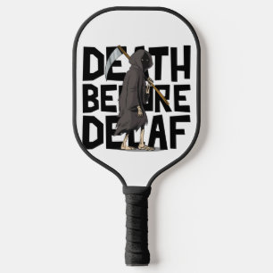 Death Before Decaf  Pickleball Paddle