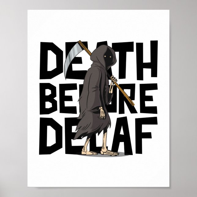 Death Before Decaf Poster (Front)