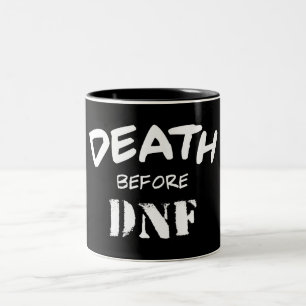 Death Before DNF Two-Tone Coffee Mug