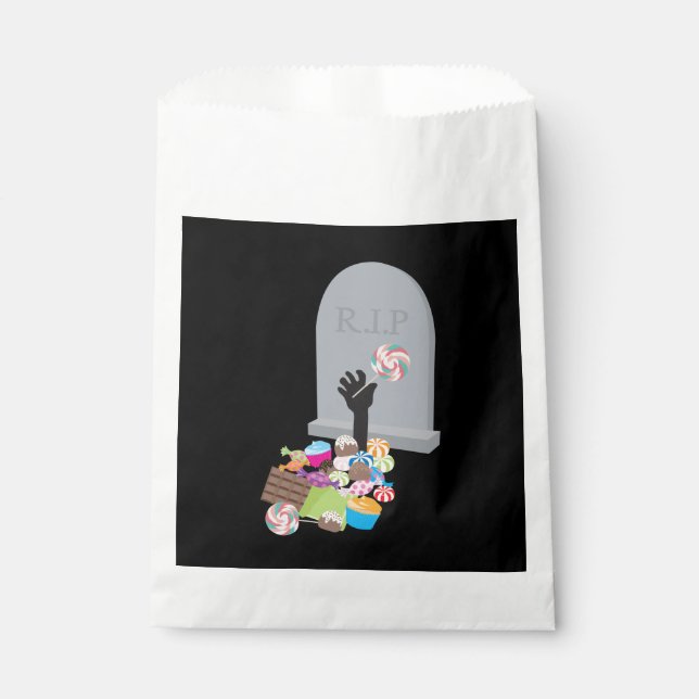Death by Candy Halloween Design Favour Bags (Front)