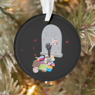 Death by Candy Halloween Ornament