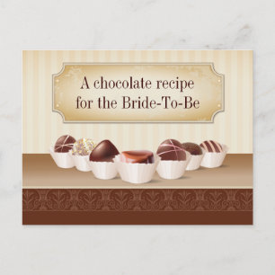 Death by Chocolate Recipe Postcard