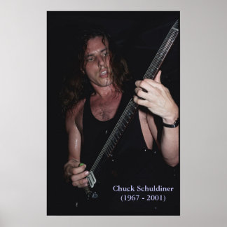 DEATH  Chuck Schuldiner (1967 - 2001) poster