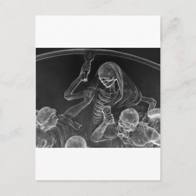 Death comes a callin' postcard (Front)