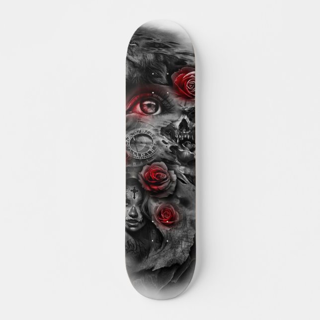 Death Deck Skateboard (Front)