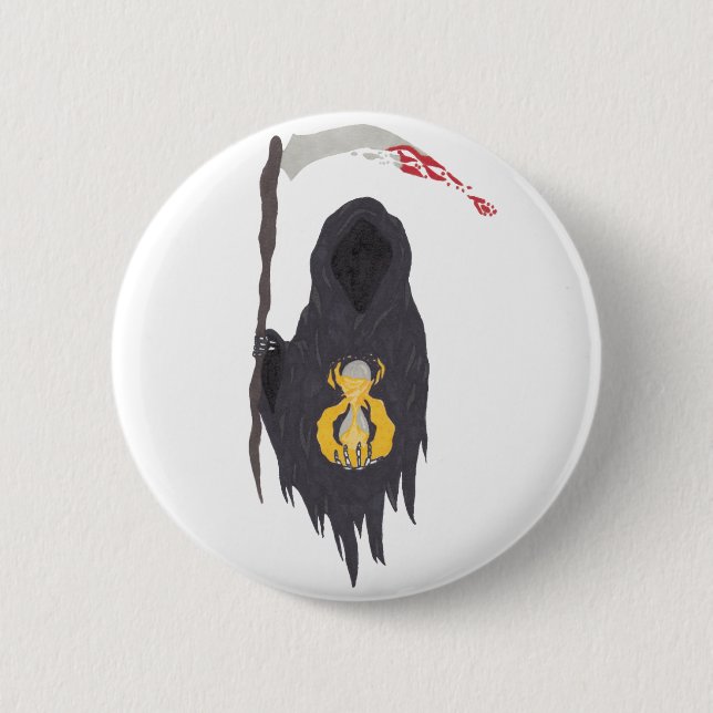 Death Eternal 6 Cm Round Badge (Front)
