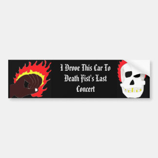 Death Fist Bumper Sticker