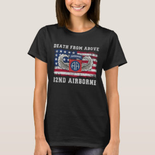 Death From Above 82nd Airborne Division Paratroope T-Shirt