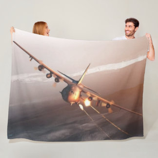 DEATH FROM ABOVE FLEECE BLANKET