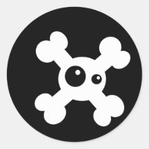 Death head sticker