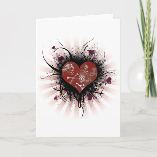 Death heart card (Front)