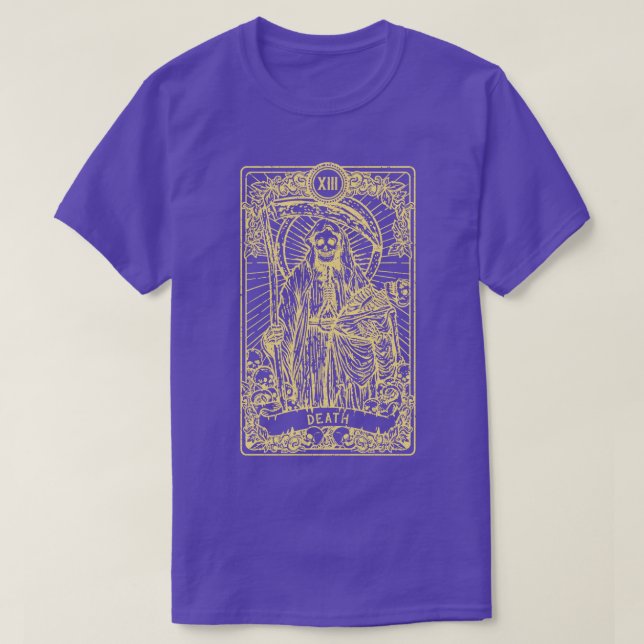 Death I Satanic Tarot d I Fortune Teller T-Shirt (Design Front)