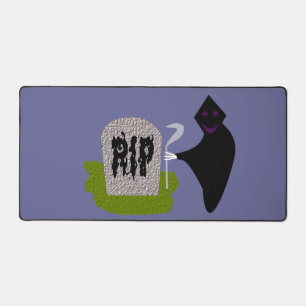 Death in the Cemetery Halloween Desk Mat