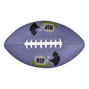 Death in the Cemetery Halloween Football American Football