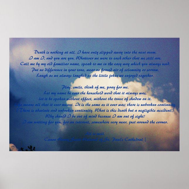 Death Is Nothing.... Poster (Front)