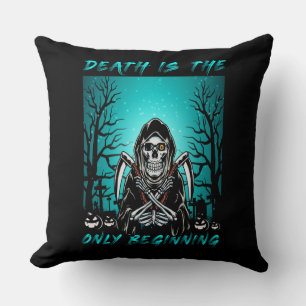 Death Is The Only Beginning – Grim Reaper Cushion