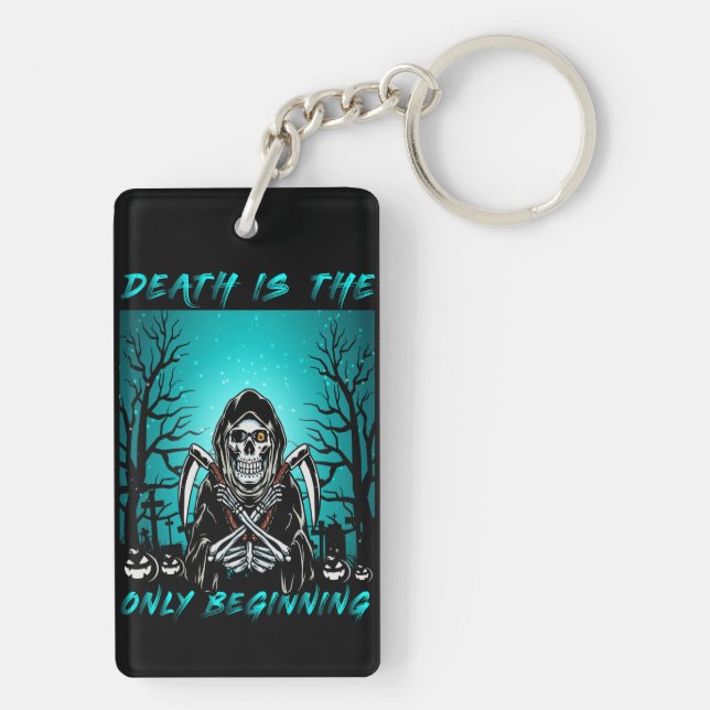 Death Is The Only Beginning – Grim Reaper Key Ring (Back)