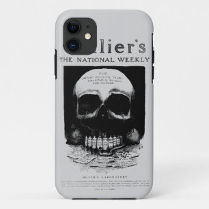 Death Lab Skull Vintage Ad iPhone Case