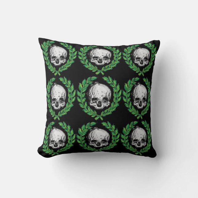 Death Laurel Cushion (Front)