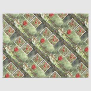 Death Leaves A Heartache Poppy Sympathy Card Tissue Paper