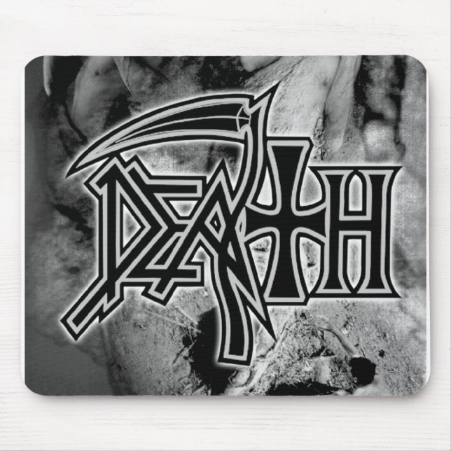 DEATH logo Perseverence artwork '98 Mouse Mat (Front)