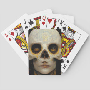 Death Mask Fantasy Sci-Fi Art Playing Cards