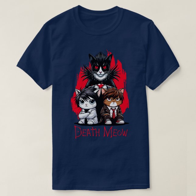 Death Meow T-Shirt (Design Front)